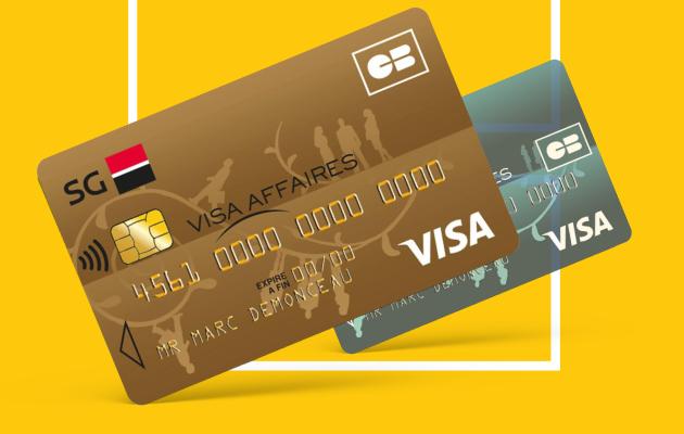 Cartes CB Gold Visa Affaires